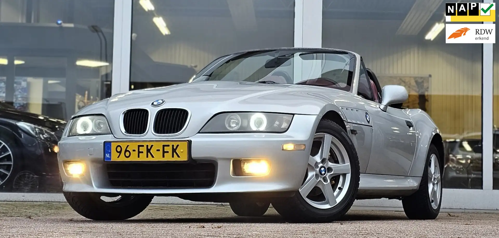 BMW Z3 Roadster 2.0 S Leer Airco Nieuw dak Sportuitlaat L Grijs - 1
