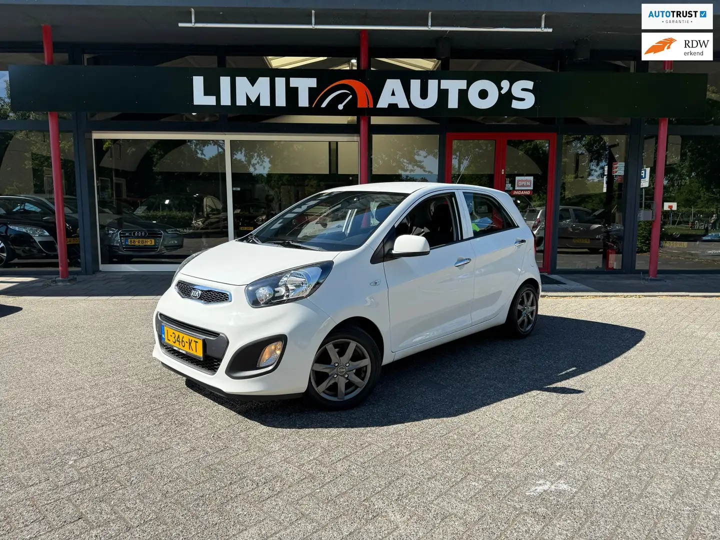 Kia Picanto 1.0 CVVT X-treme Airco/El.ramen/Nw.koppeling/Lmv/A White - 1