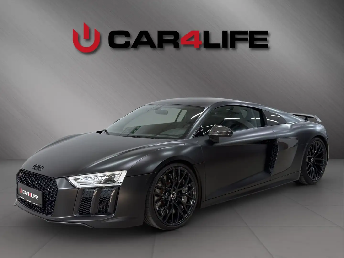 Audi R8 Coupé plus 5,2 FSI quattro S-tronic *Gewinde*Klap Schwarz - 1