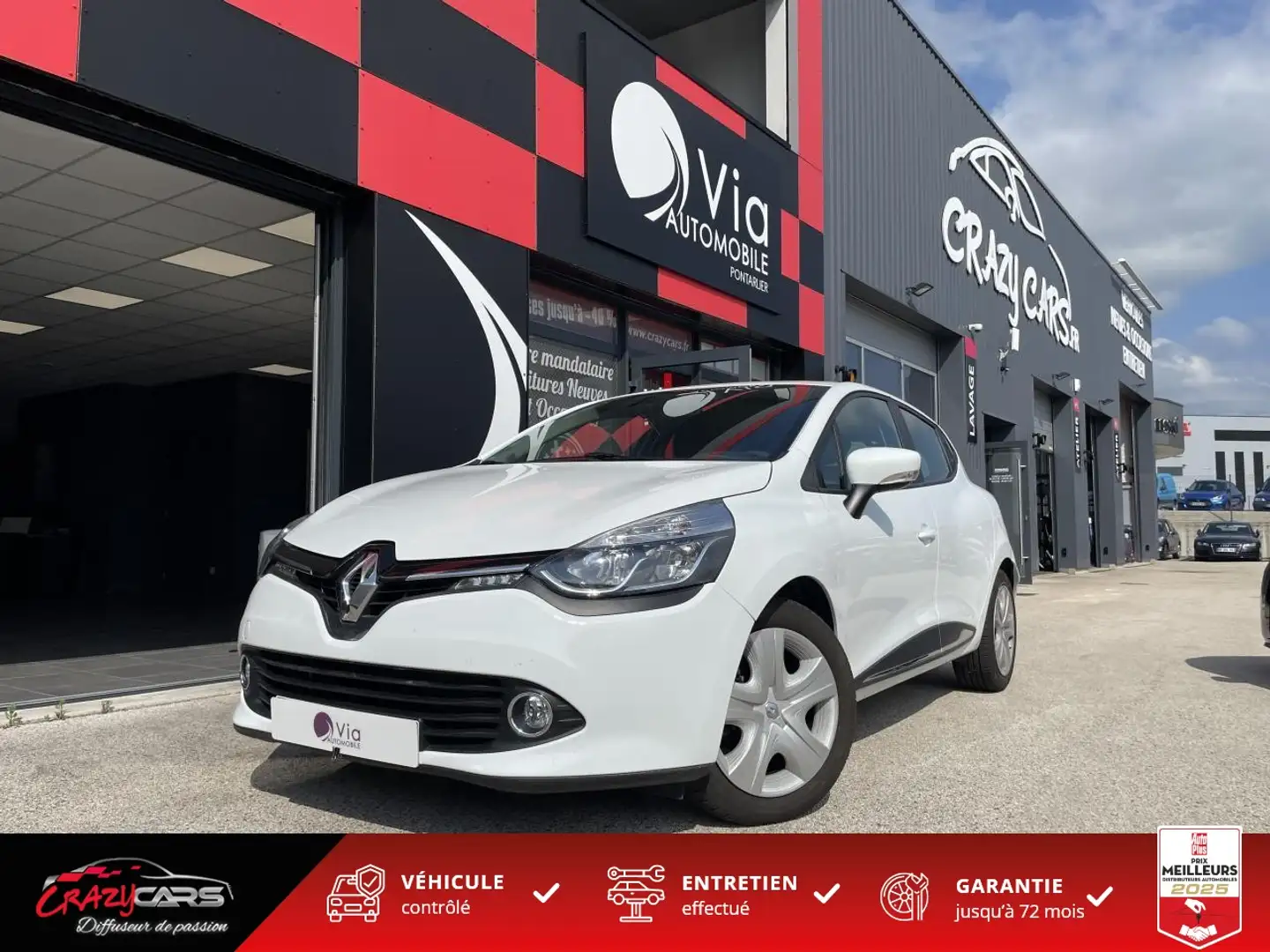 Renault Clio IV Energy Zen 75  - Bluetooth Blanc - 1