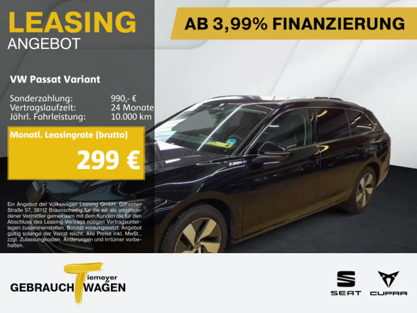 Volkswagen Passat Variant 2.0 TDI DSG AHK ASSISTENZPAKET 36 Schwarz - 1