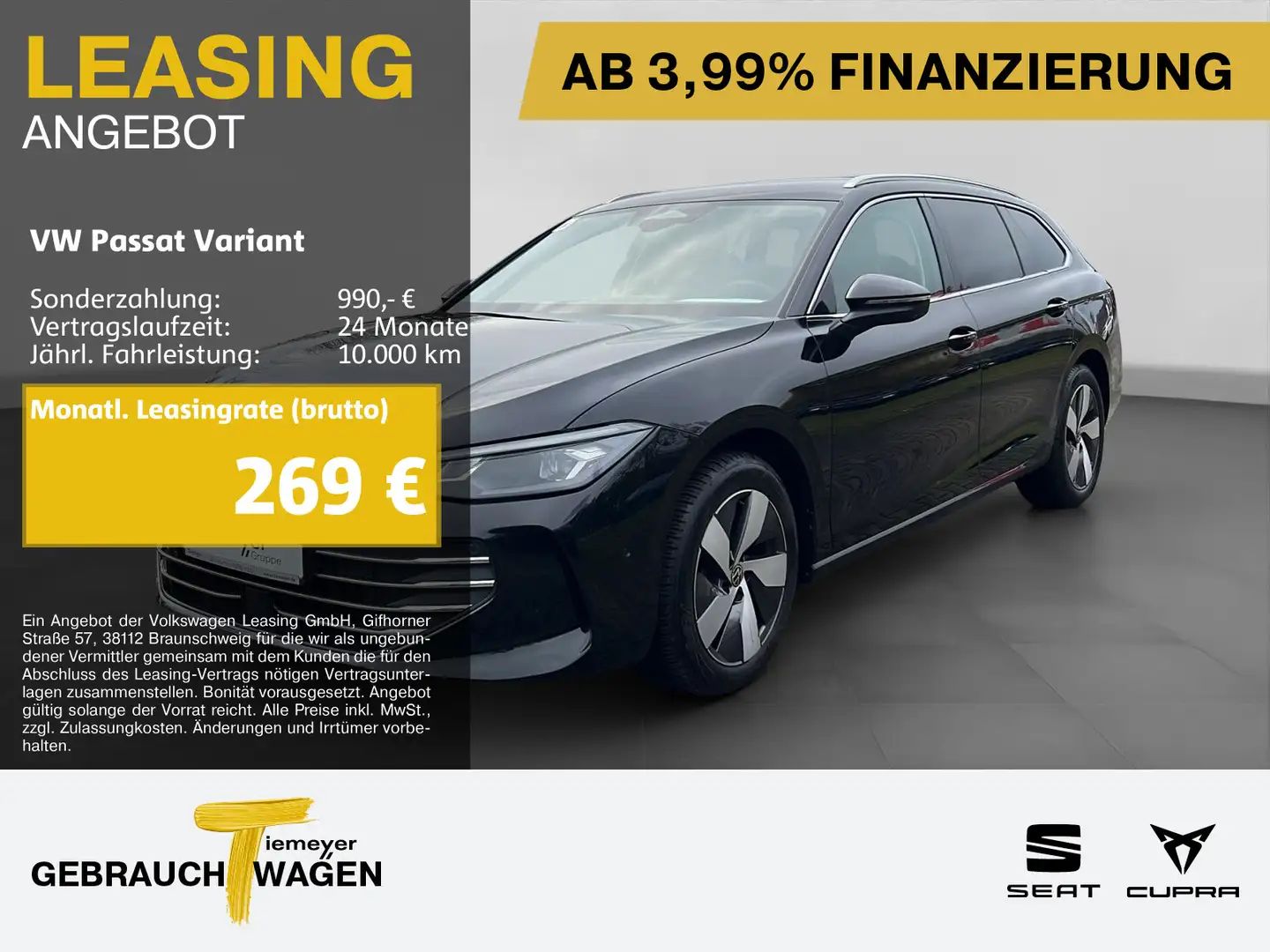 Volkswagen Passat Variant 2.0 TDI DSG AHK 360° ASSISTENZPAK Schwarz - 1