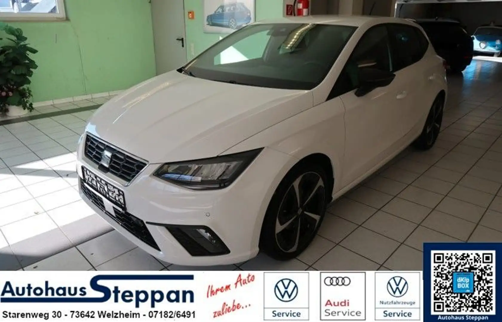 SEAT Ibiza 1,0 TSI FR-Line +APP +LED +RFK +ACC Weiß - 1
