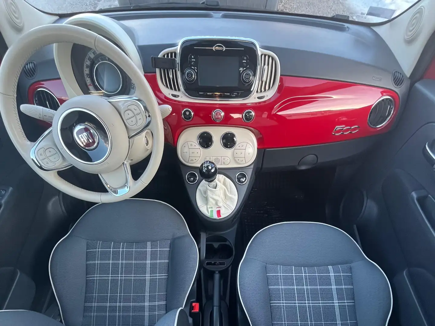 Fiat 500 500 1,2 69 Lounge Lounge Rot - 2