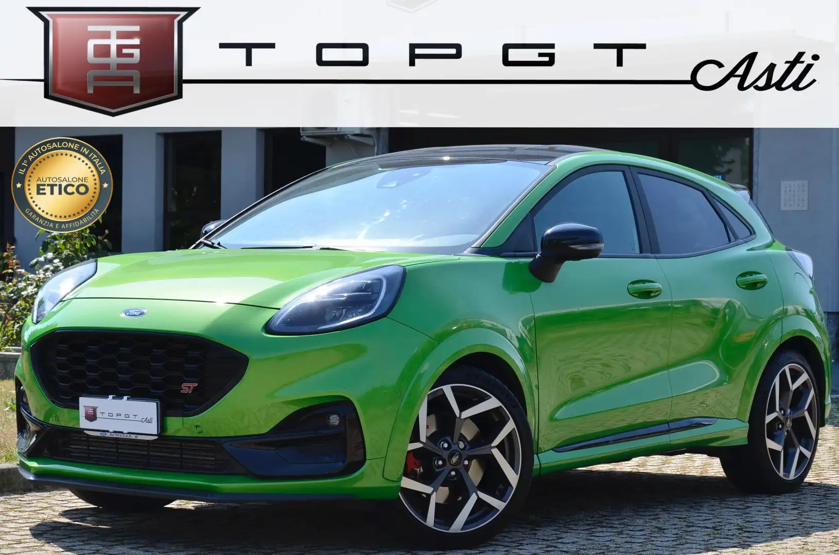Ford Puma Puma 1.5 ecoboost 200cv ST, UNICOPR, PERMUTE Vert - 1