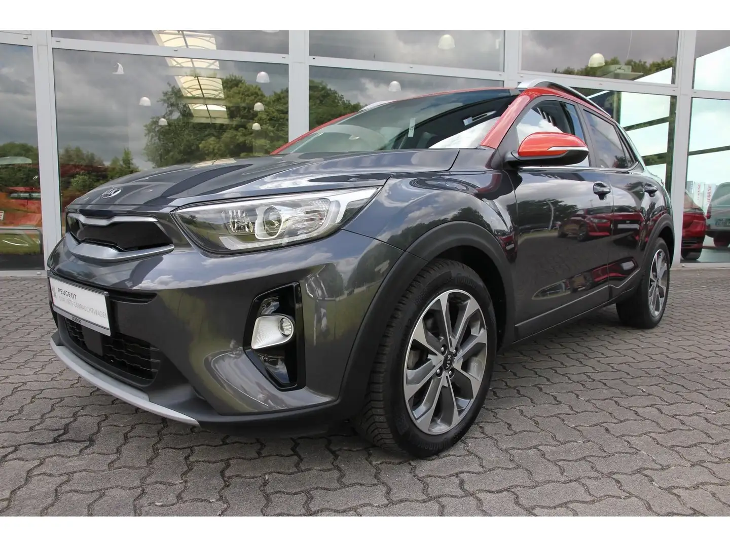 Kia Stonic 1.0 T-GDI Spirit (EURO 6d-TEMP) Pomarańczowy - 2