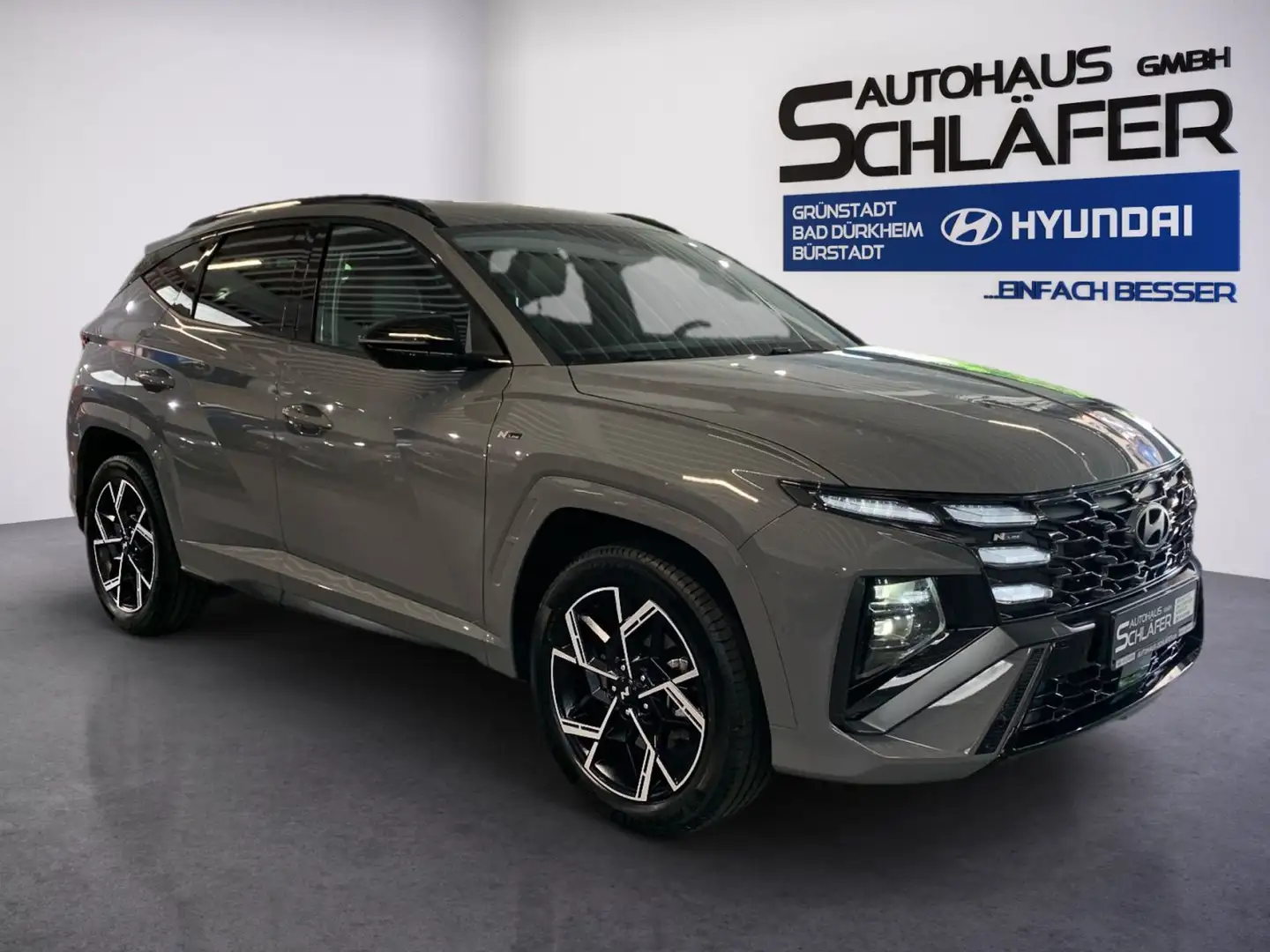 Hyundai TUCSON TUCSON 1.6 T-GDI N Line Hybrid ECS Sitz Assi Grau - 2