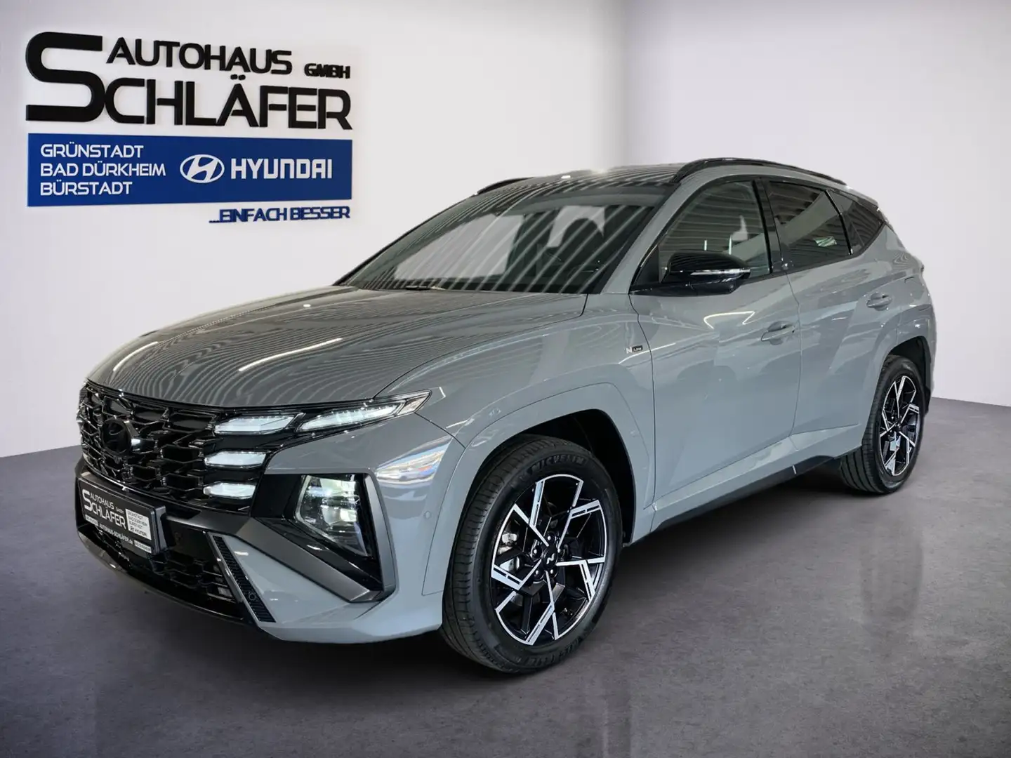 Hyundai TUCSON TUCSON 1.6 T-GDI N Line Hybrid ECS Sitz Assi Grau - 1