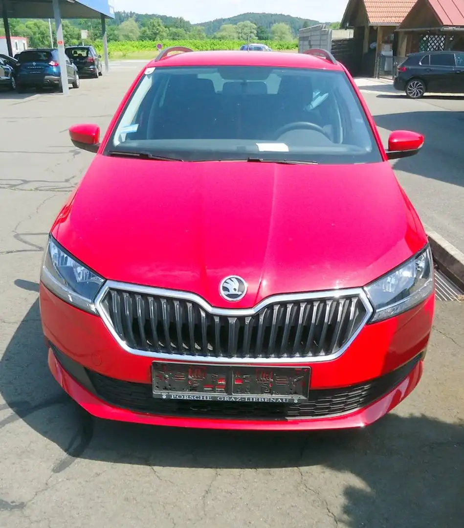Skoda Fabia Combi Active**Nur 24.000km**Klima**Unfall** Rot - 2