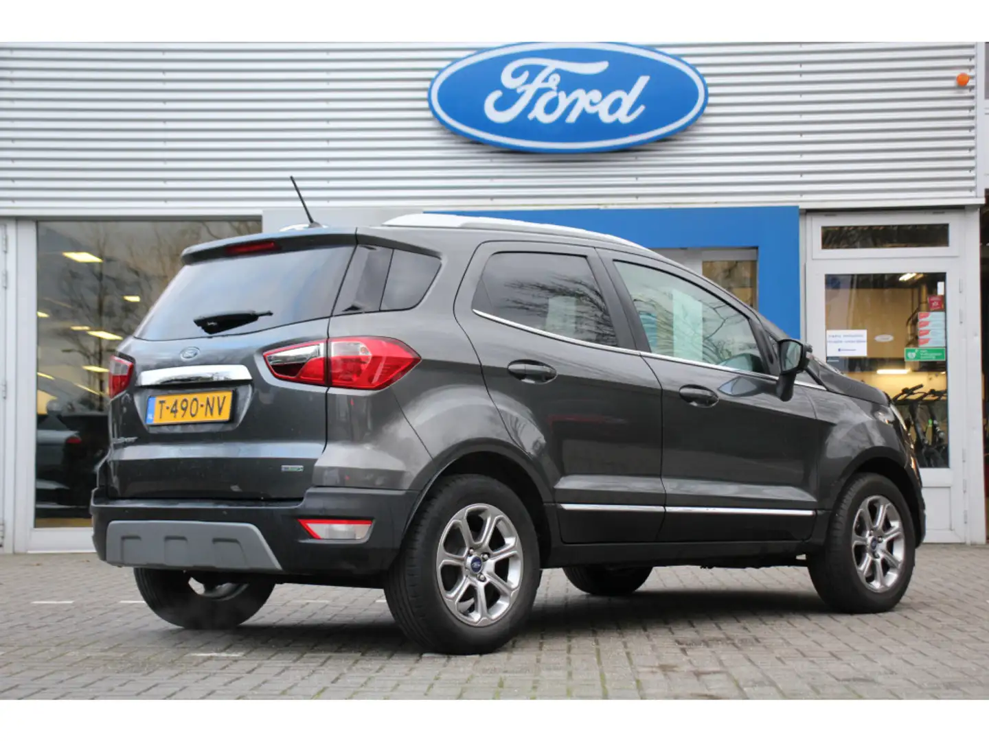 Ford EcoSport 1.0EB TITANIUM | LEDER / STOF | NAVI | CLIMA | CRU Gris - 2