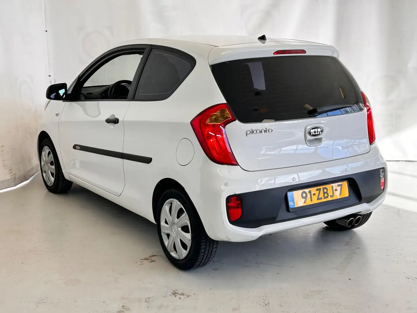 Kia Picanto 1.0 CVVT|NAP|PARK SENS|STUURBEKRACHTIGING|RADIO| Weiß - 2