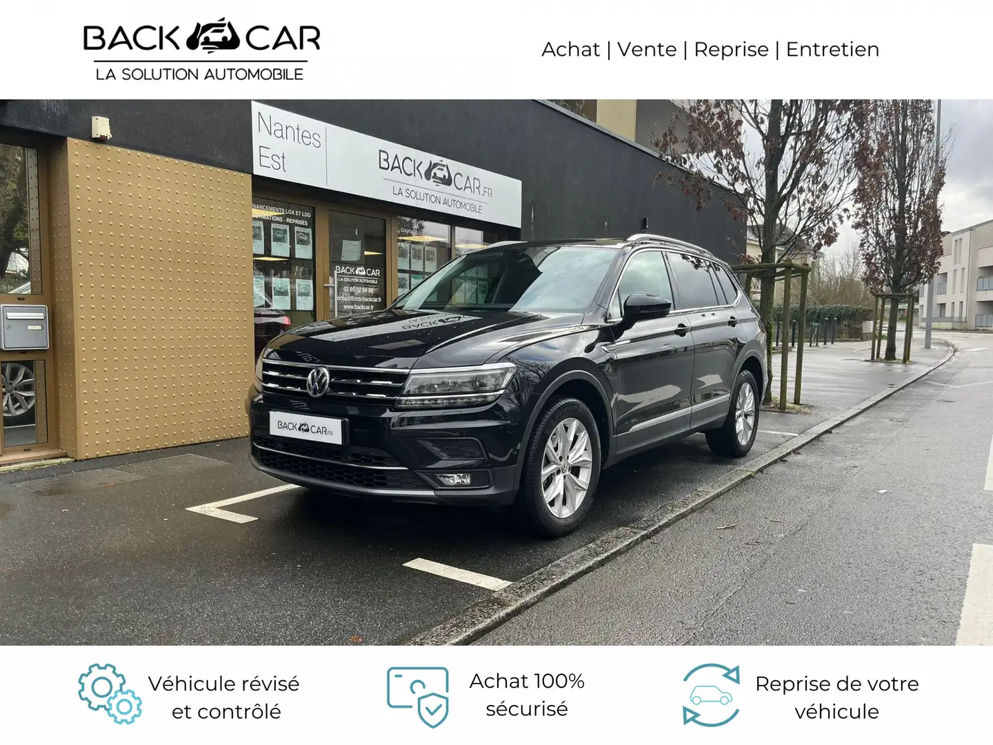 Volkswagen Tiguan Allspace 2.0 TDI 150 DSG7 Carat Schwarz - 1
