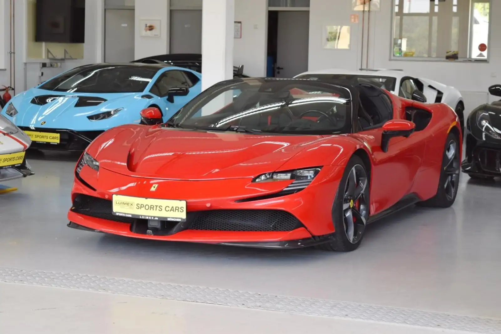 Ferrari Racingsitze Lifting Carbon Kamera