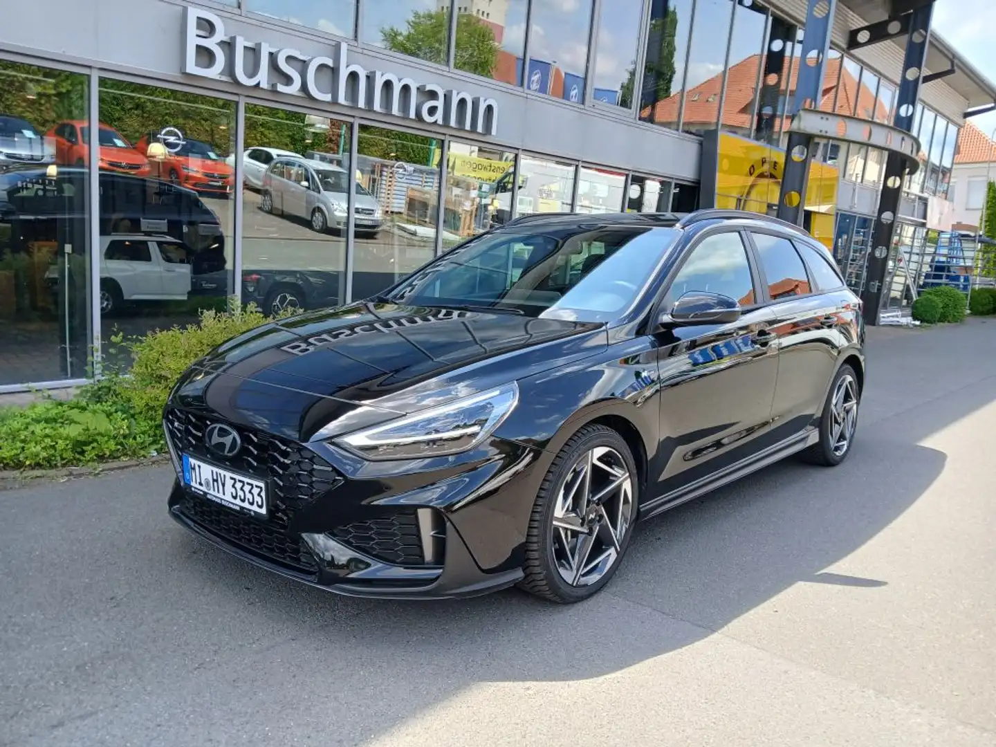 Hyundai i30 Kombi 1.5 T-GDI 48V-Hybrid DCT N Line +Sitz-Paket+ Schwarz - 1