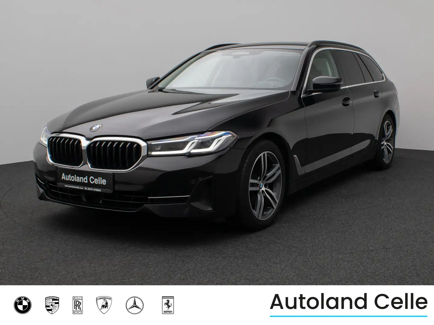 BMW 520 xD Kamera Laser HUD DAB HiFi Stop&Go MSport Noir - 1