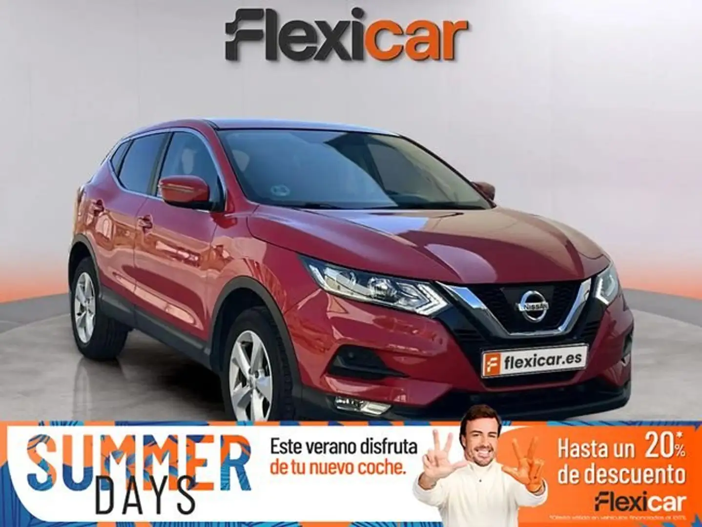 Nissan Qashqai DIG-T+85+kW+%28115+CV%29+ACENTA Rojo - 1
