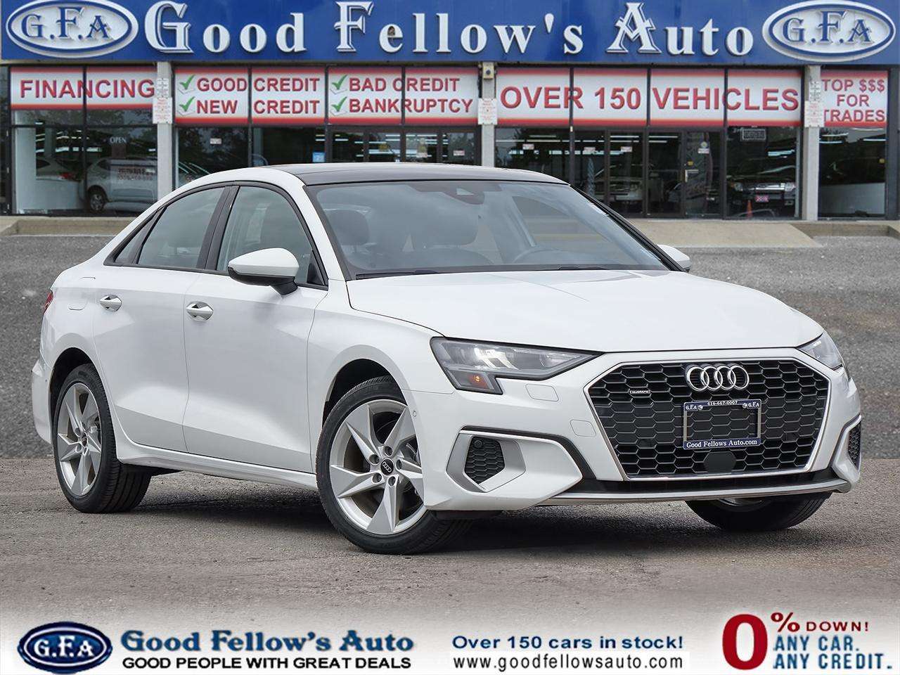 2023 Audi A3 KOMFORT MODEL, QUATTRO, LEATHER SEATS, SUNROOF, RE