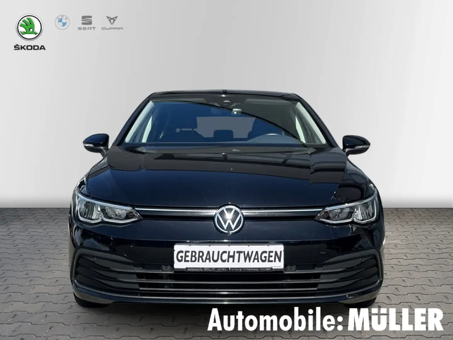 Volkswagen Golf VIII NAVI*TOUCH*3ZONEN*ACC*FAHRASSIST*ALS Negro - 2