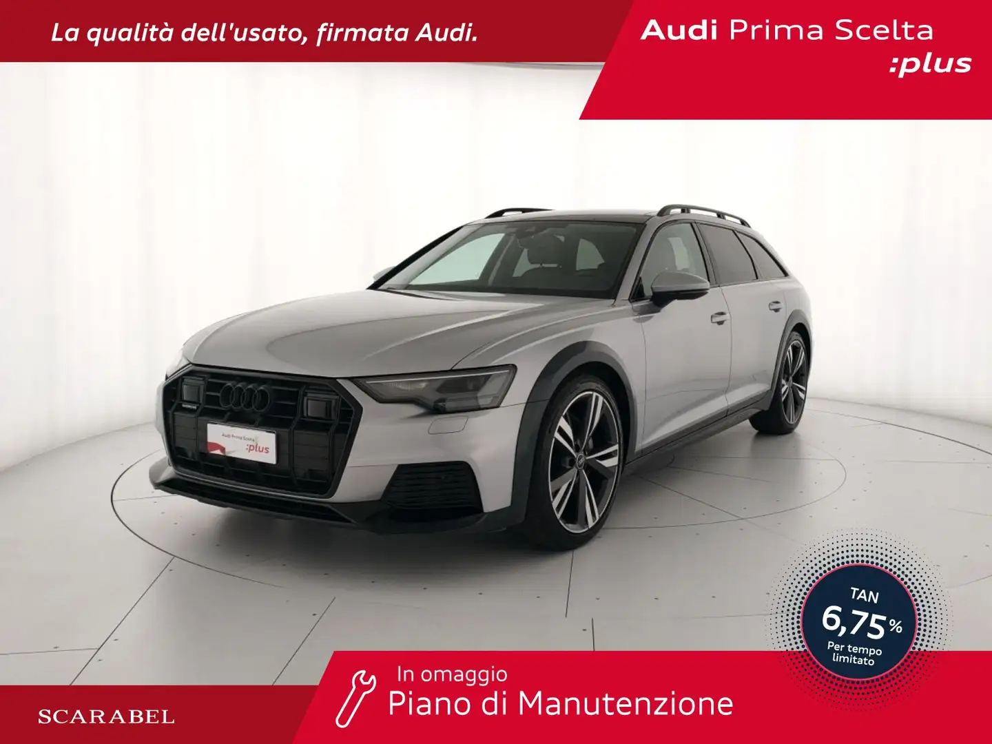 Audi A6 allroad allroad 50 3.0 tdi mhev 48v evolution quattro 286c Srebrny - 1