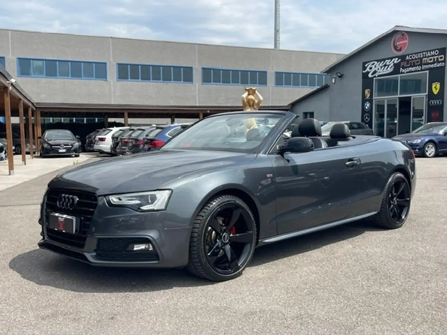 Audi A5 Cabrio 2.0 TDI 177 CV S line Grigio - 1