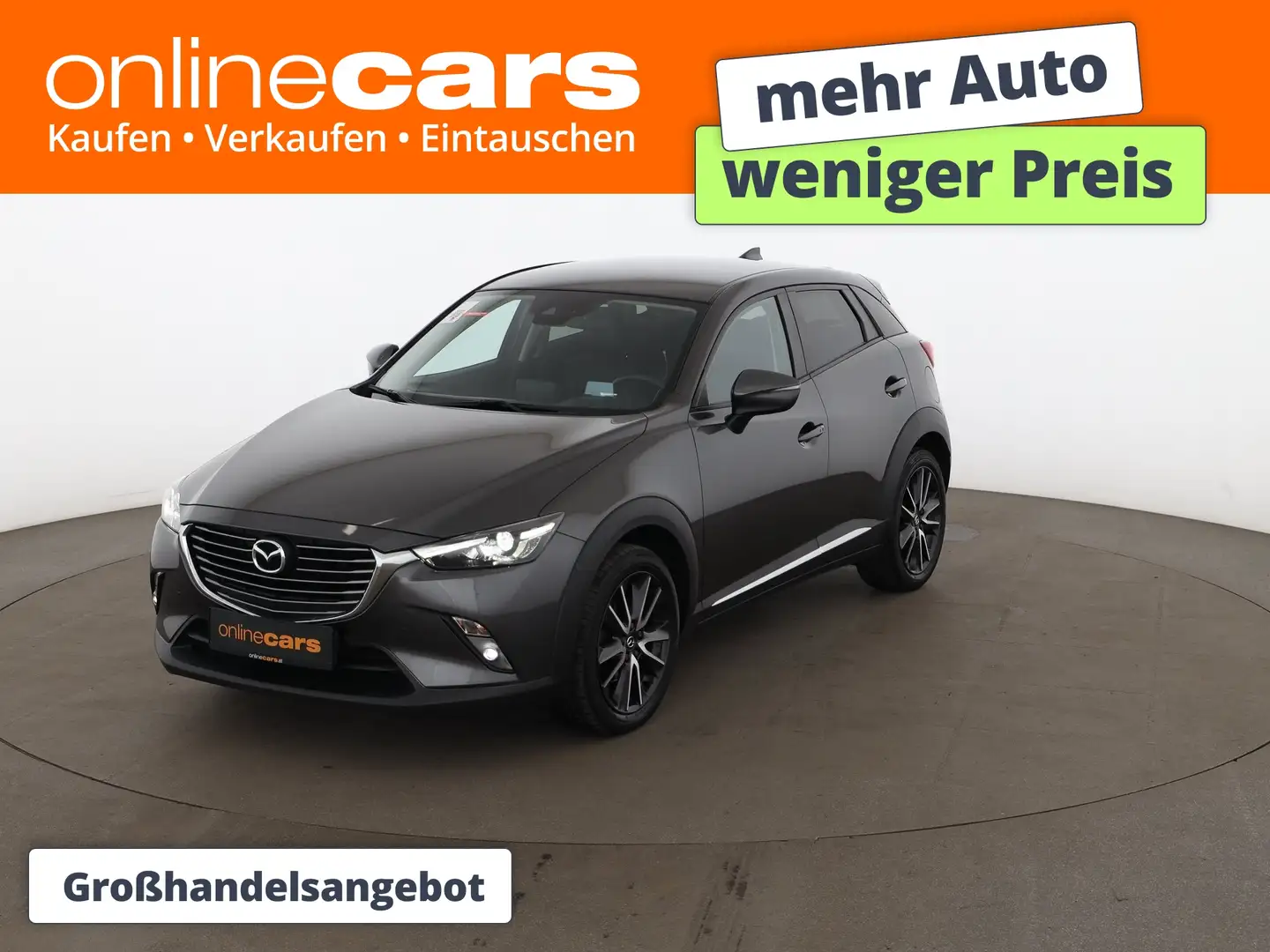 Mazda CX-3 2.0 SKYACTIV-G 120 Revolution LED HEAD-UP Grau - 1