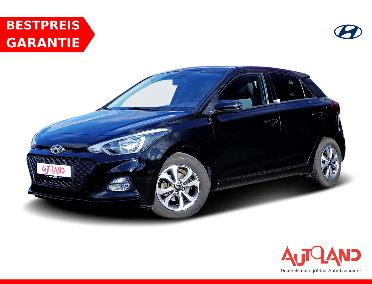 Hyundai i20 1.2 Advantage Android Apple Sitzheizung PDC Negro - 1