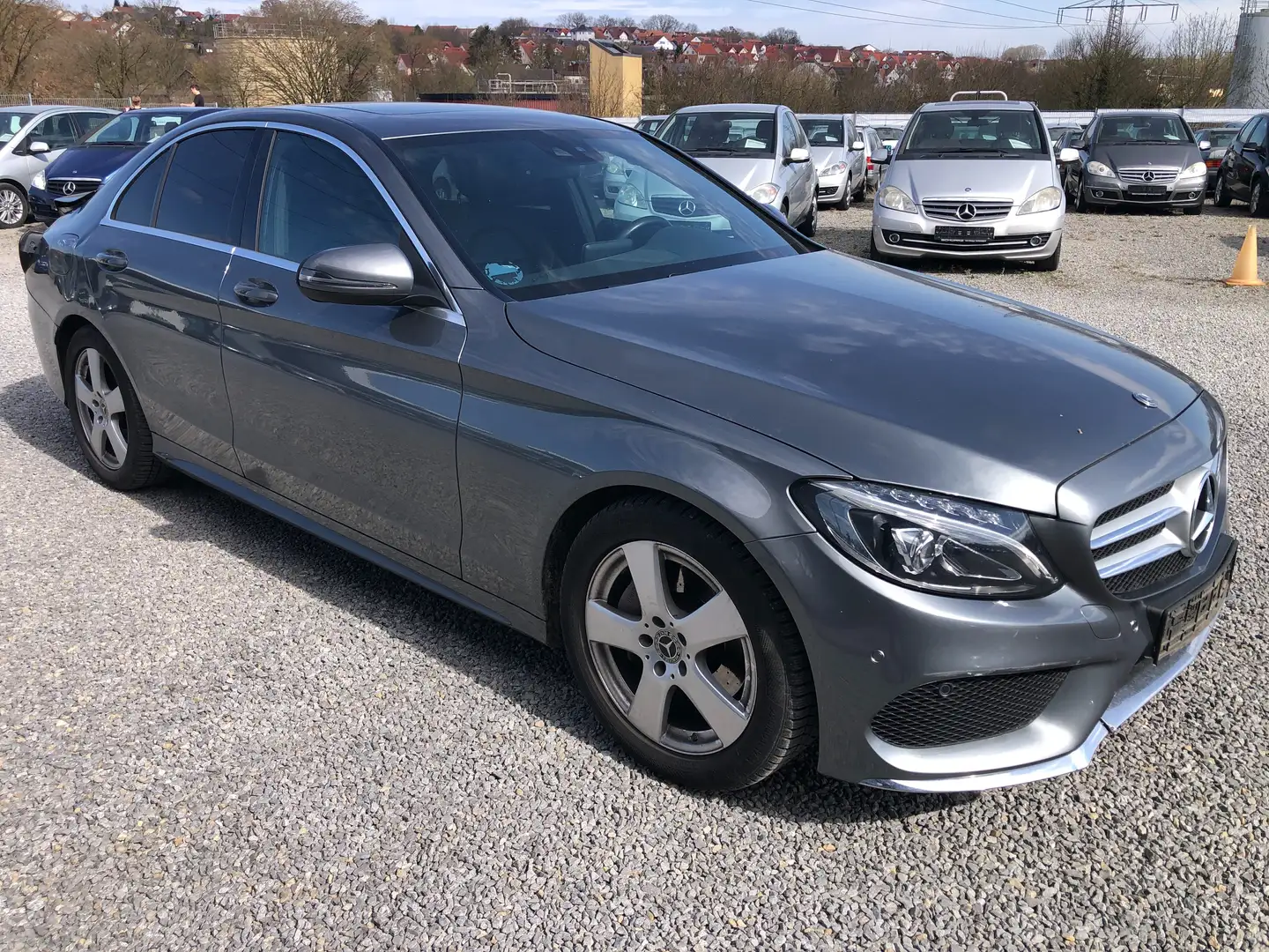 Mercedes-Benz C 180 9G-TRONIC AMG Line*LED*MAP PILOT*GSHD*2.Hand* Gris - 2