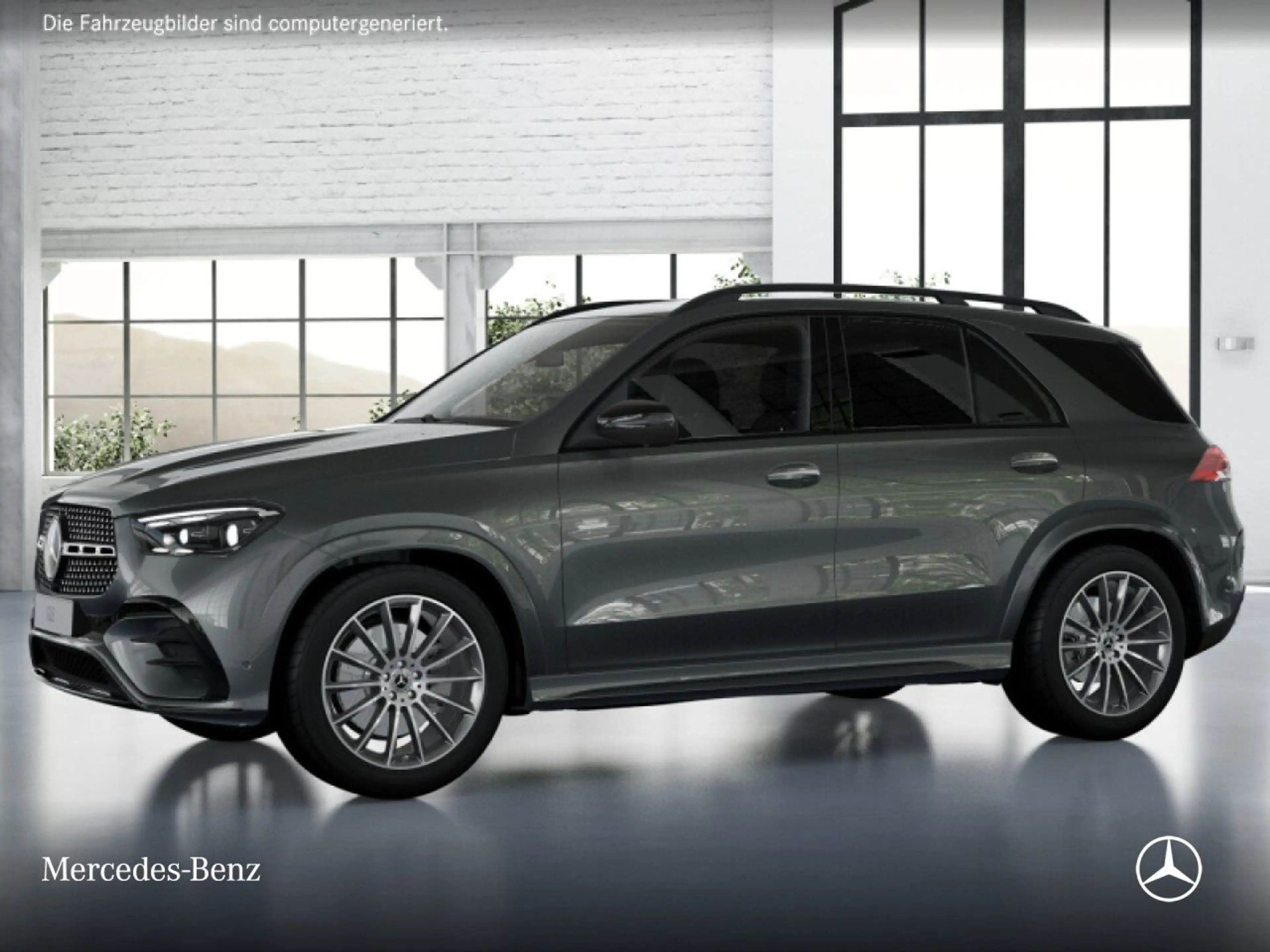 Mercedes-Benz GLE 450 d 4M AMG+NIGHT+PANO+360+AHK+MULTIBEAM+21" — photo 3