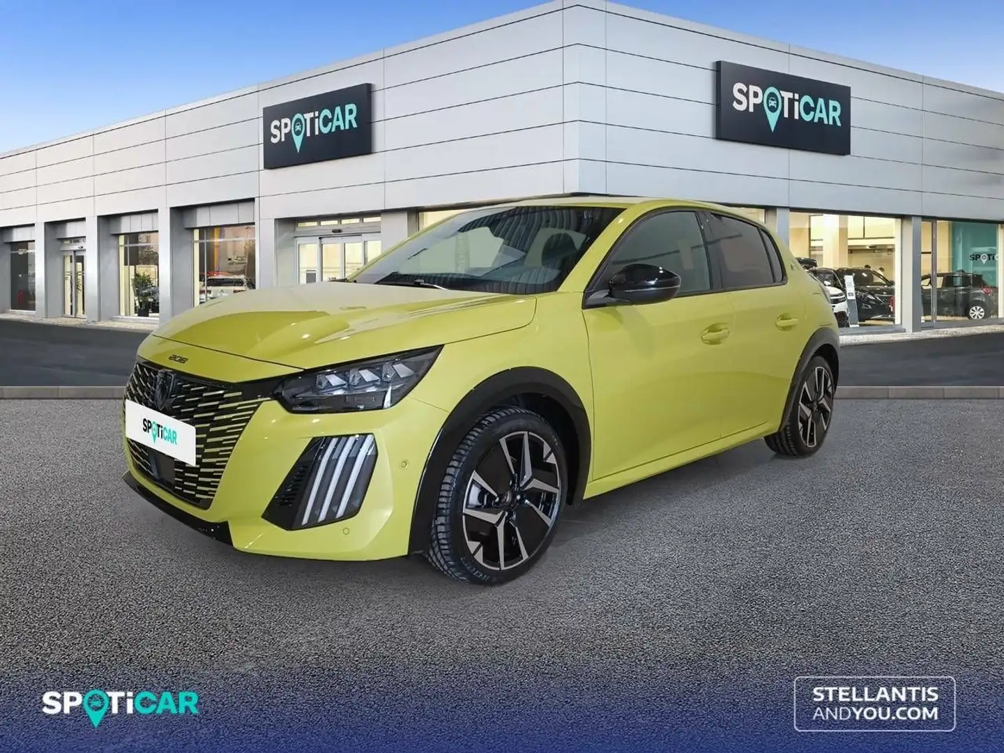 Peugeot 208 GT Eléctrico 156 Amarillo - 1