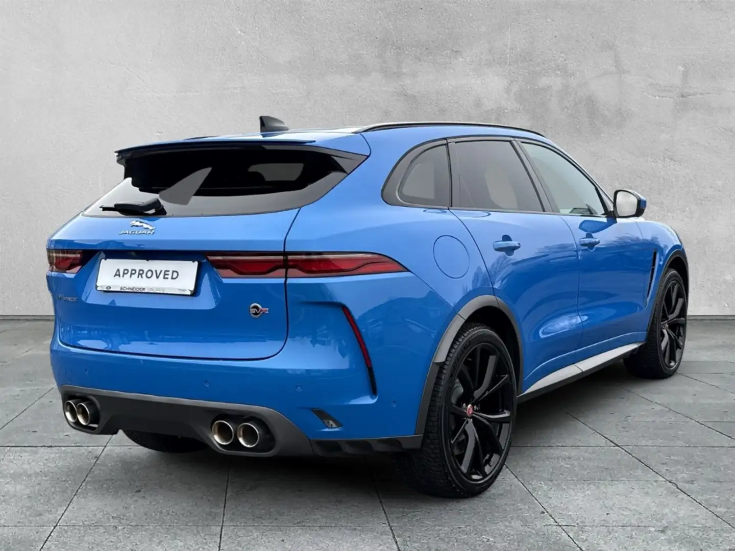 Jaguar F-Pace P550 SVR SVR PANO+PIXELLED+LMF+MERIDIAN Blau - 2