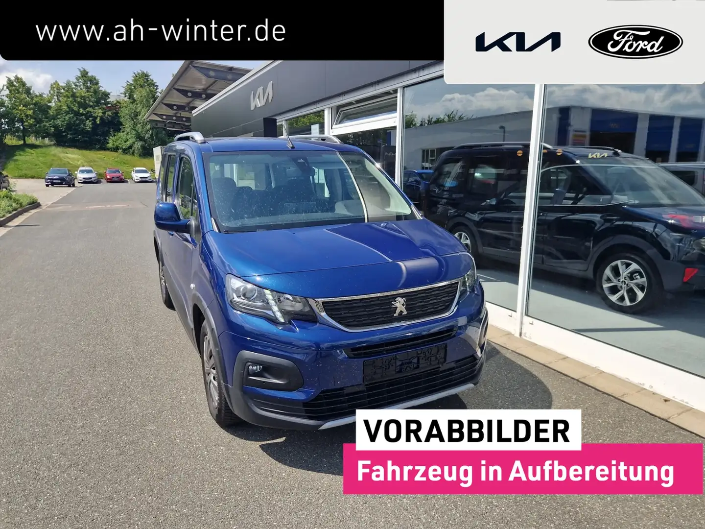 Peugeot Rifter 1,5 Blue HDIAllure AHK Navi SHZ Kamera PDC Blau - 1