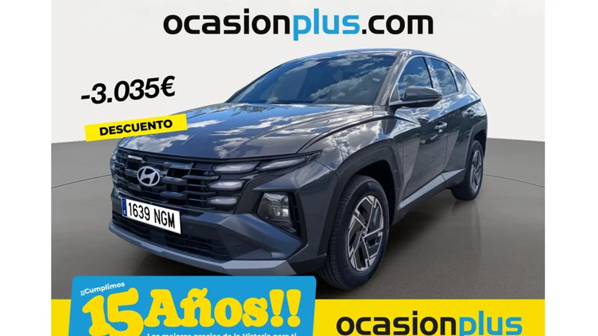 Hyundai TUCSON 1.6 T HEV Klass AT Gris - 1