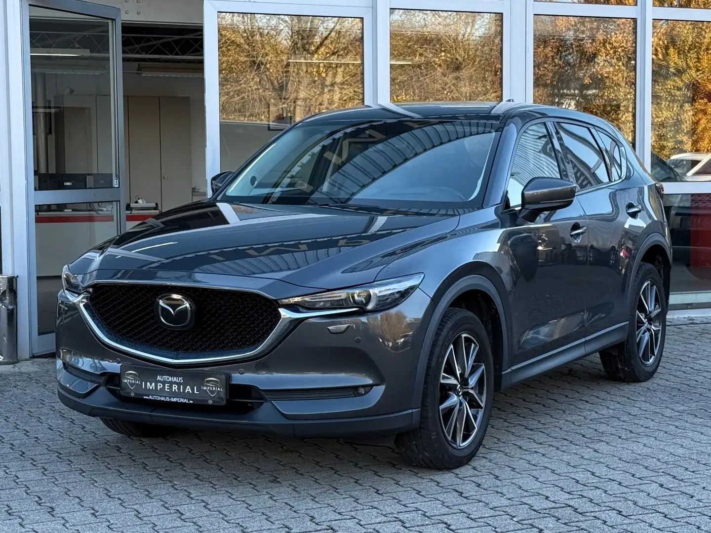 Mazda CX-5 Sports AWD LEDER+HUD+MATRIX+ACC+BOSE+KeyLes Grau - 1