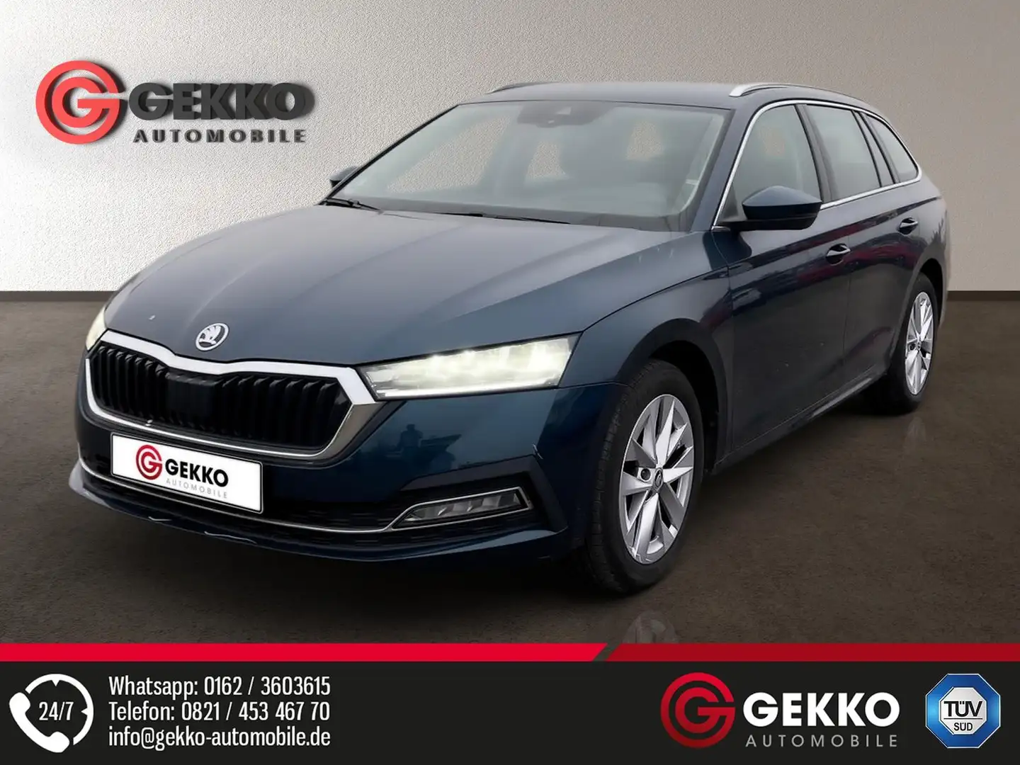 Skoda Octavia Style +Kamera+ACC+APP+NAVI+LED+AHK+SZH+Kessy Blau - 2