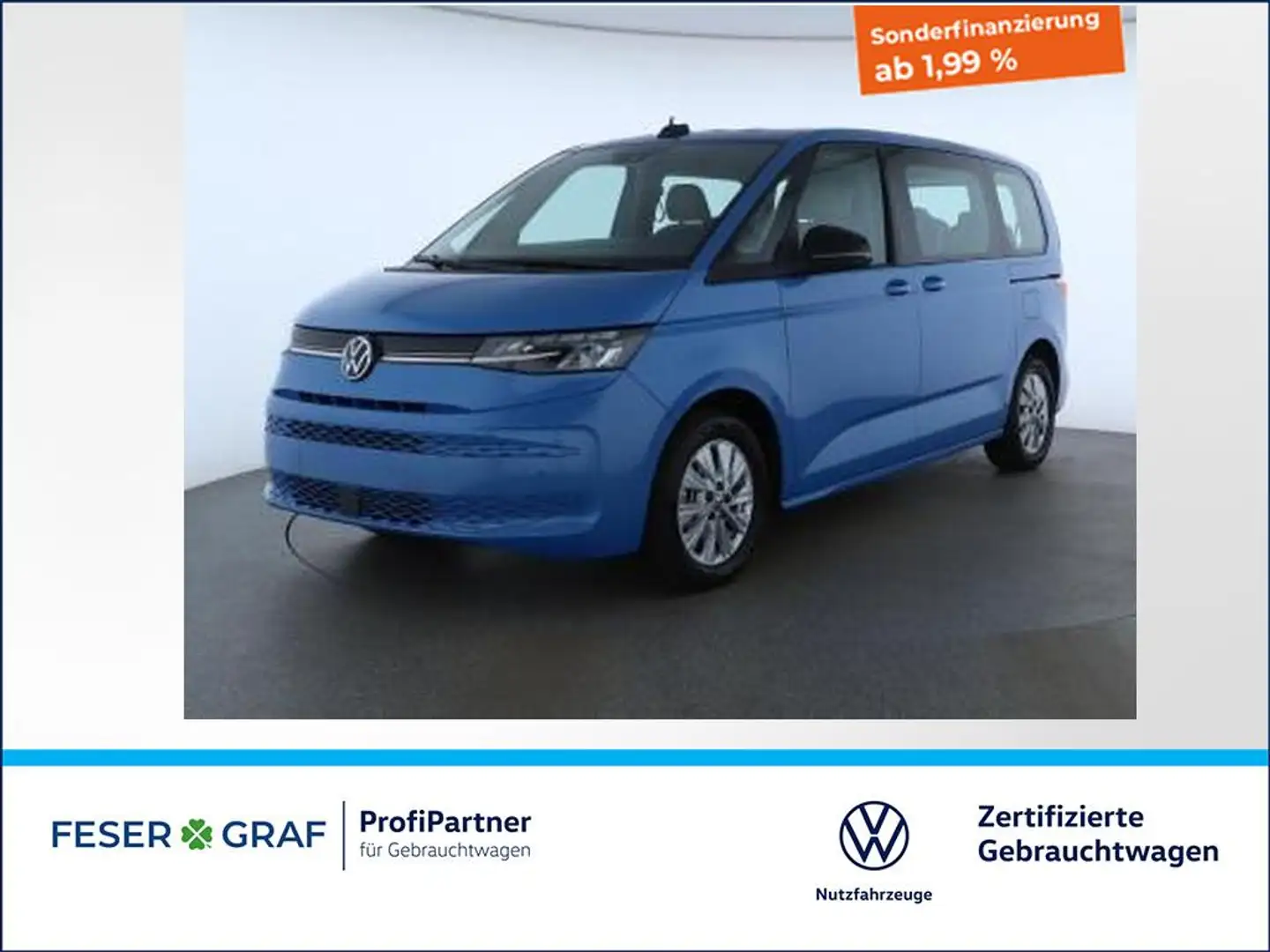 Volkswagen T7 Multivan 1.5TSI Life DSG 7Sitze AHK LED ACC BusinessPaket Blau - 1