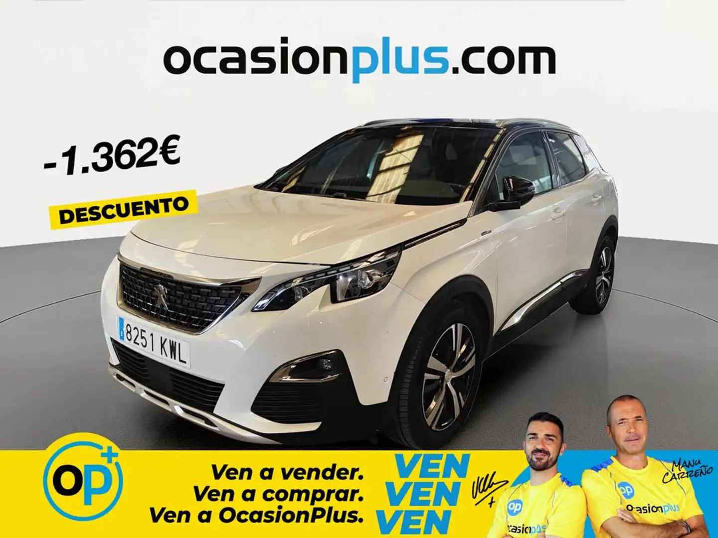Peugeot 3008 1.5BlueHDi GT Line S&S 130 Blanco - 1