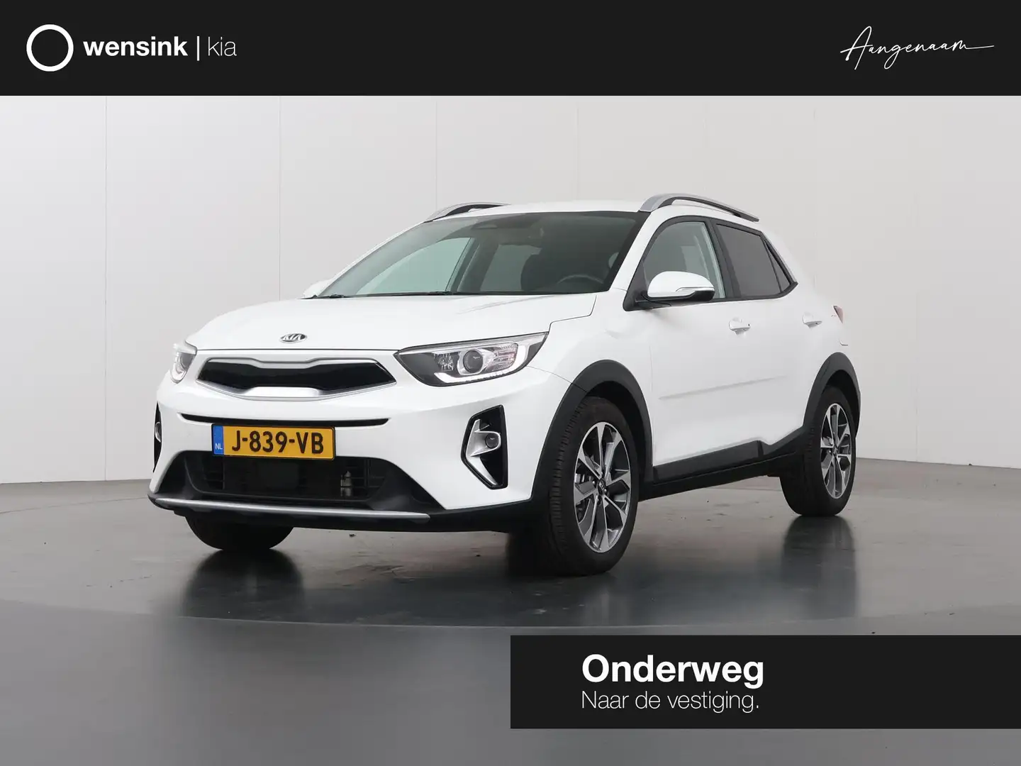 Kia Stonic 1.0 T-GDi MHEV DynamicPlusLine | Navigatie | Parke Wit - 1