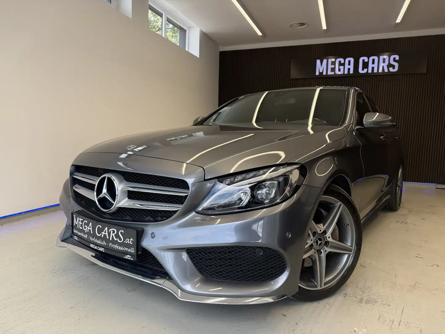 Mercedes-Benz C 200 d AMG-Packet G-Tronic Plus Gris - 1