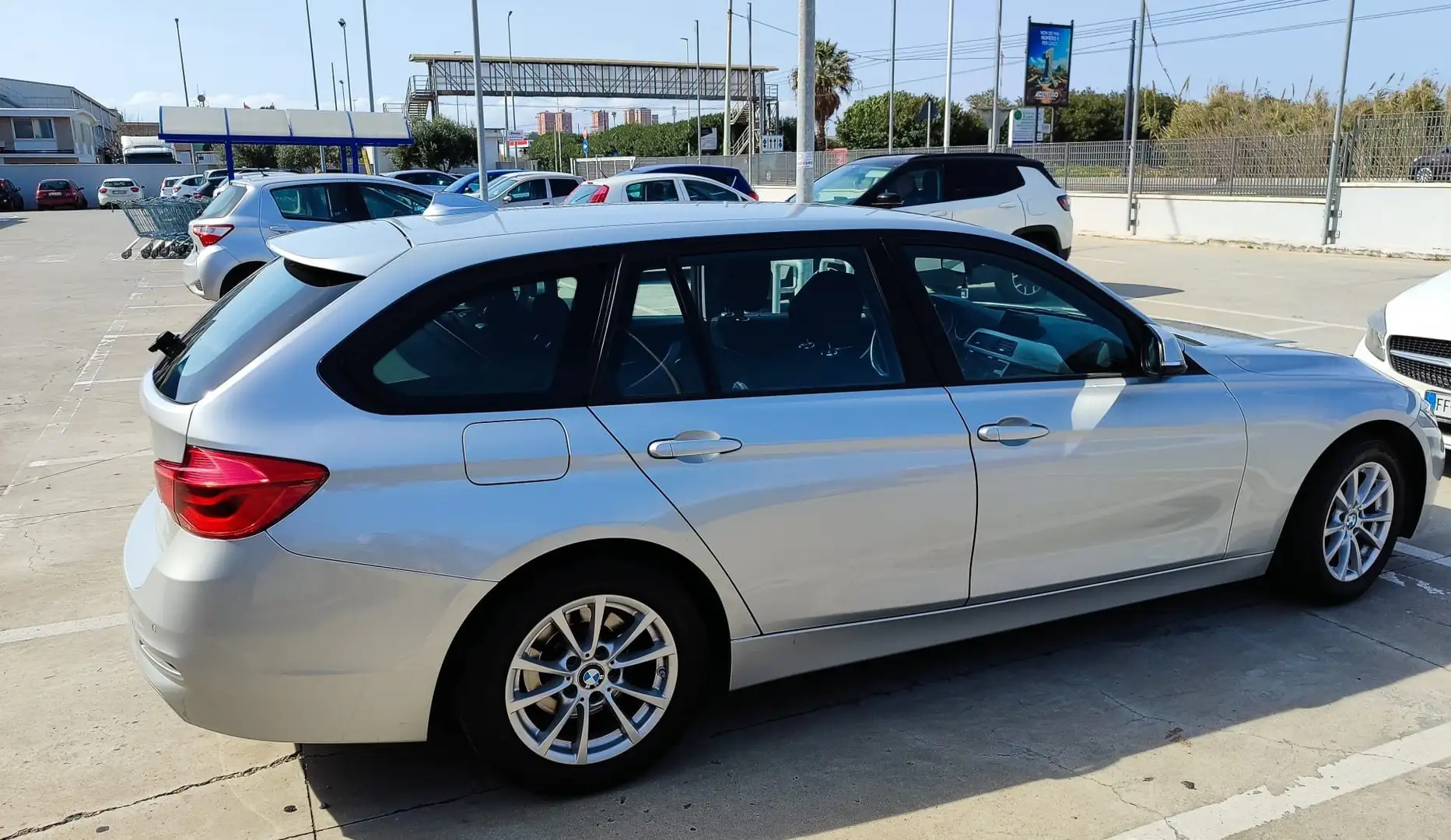 BMW 316 Serie 3 F31 2015 Touring 316d Touring Grigio - 2