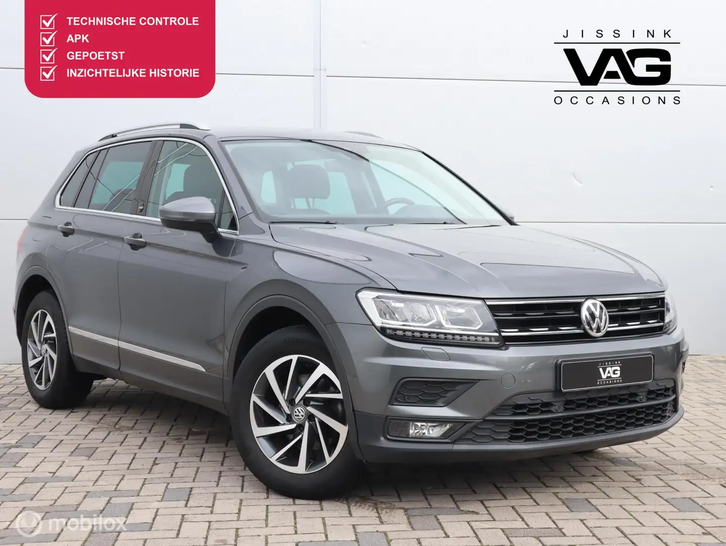 Volkswagen Tiguan 1.4 TSI Comfortline Trekhaak Leer Virtual ACC Grigio - 1
