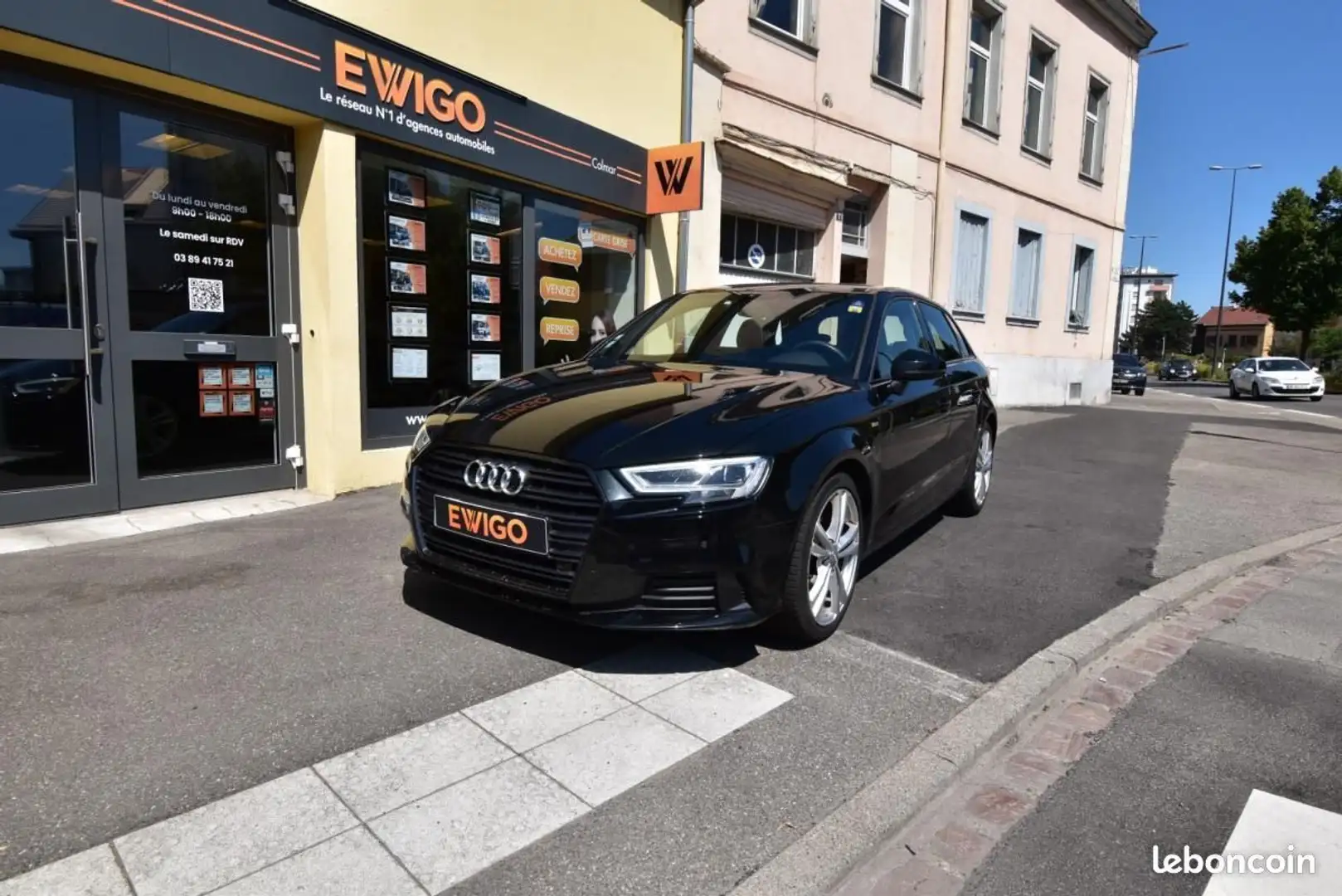 Audi A3 1.0 TFSI 115 CH S-LINE S-TRONIC GARANTIE 6 MOIS Noir - 2
