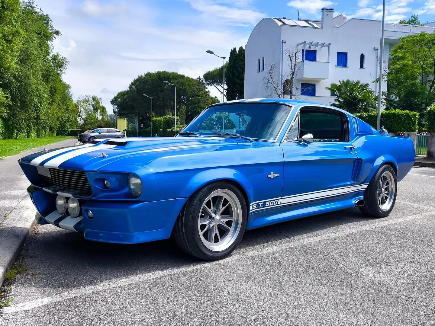 Ford Mustang Fastback Shelby GT500 Eleanor V8 Stroker, Schalter Blauw - 1