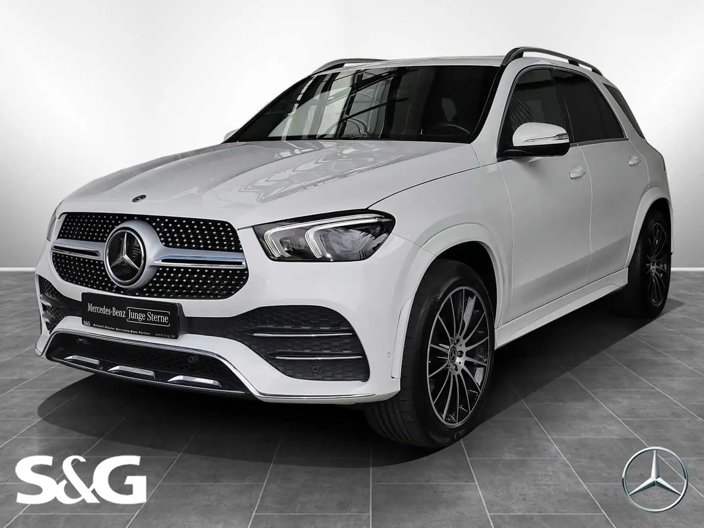 Mercedes-Benz GLE 350 d 4M AMG 360°+MBUX+Sitzhzg.+21+Smartph. Blanco - 1