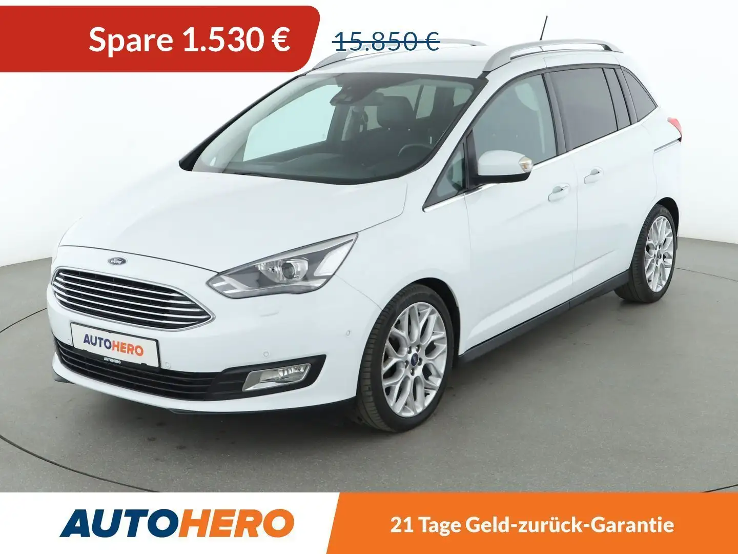 Ford Grand C-Max 2.0 TDCi Titanium *NAVI*BI-XENON*TEMPO*PDC*CAM*SHZ Bianco - 1