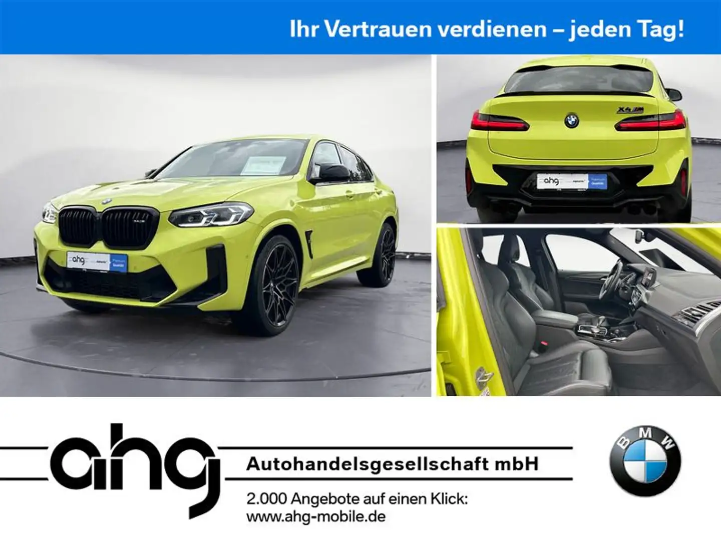 BMW X4 M COMPETITION AT Navi Leder Head Up M Driver' Gelb - 1