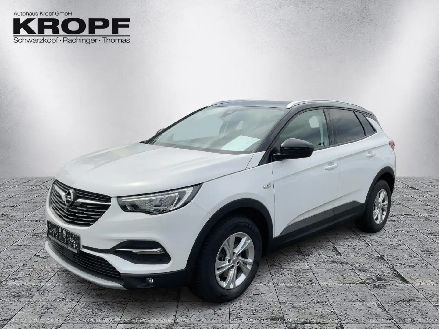 Opel Grandland 1.6 Turbo Elegance **Navi+SHZ+LM** Weiß - 2