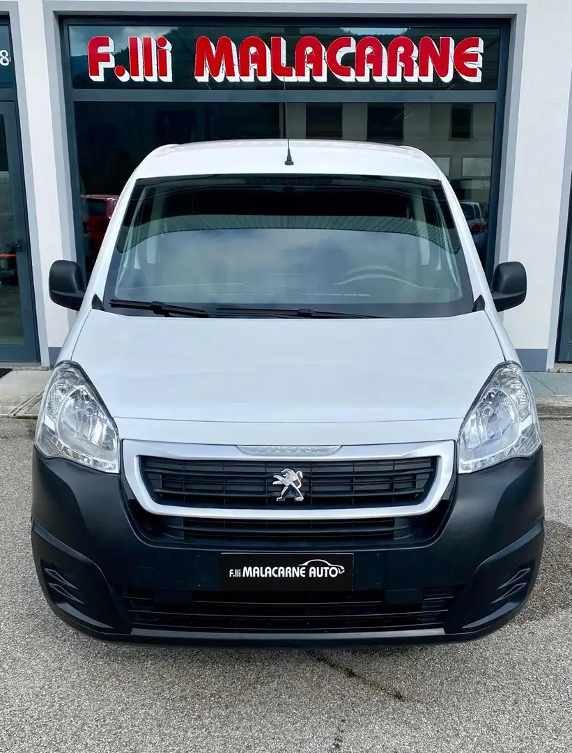 Peugeot Partner BlueHDi 100 L1 Furgone 3 Posti/Sensori/Bluetooth Bianco - 2