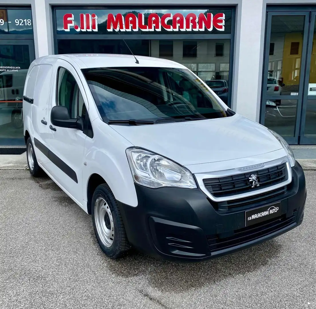 Peugeot Partner BlueHDi 100 L1 Furgone 3 Posti/Sensori/Bluetooth Bianco - 1