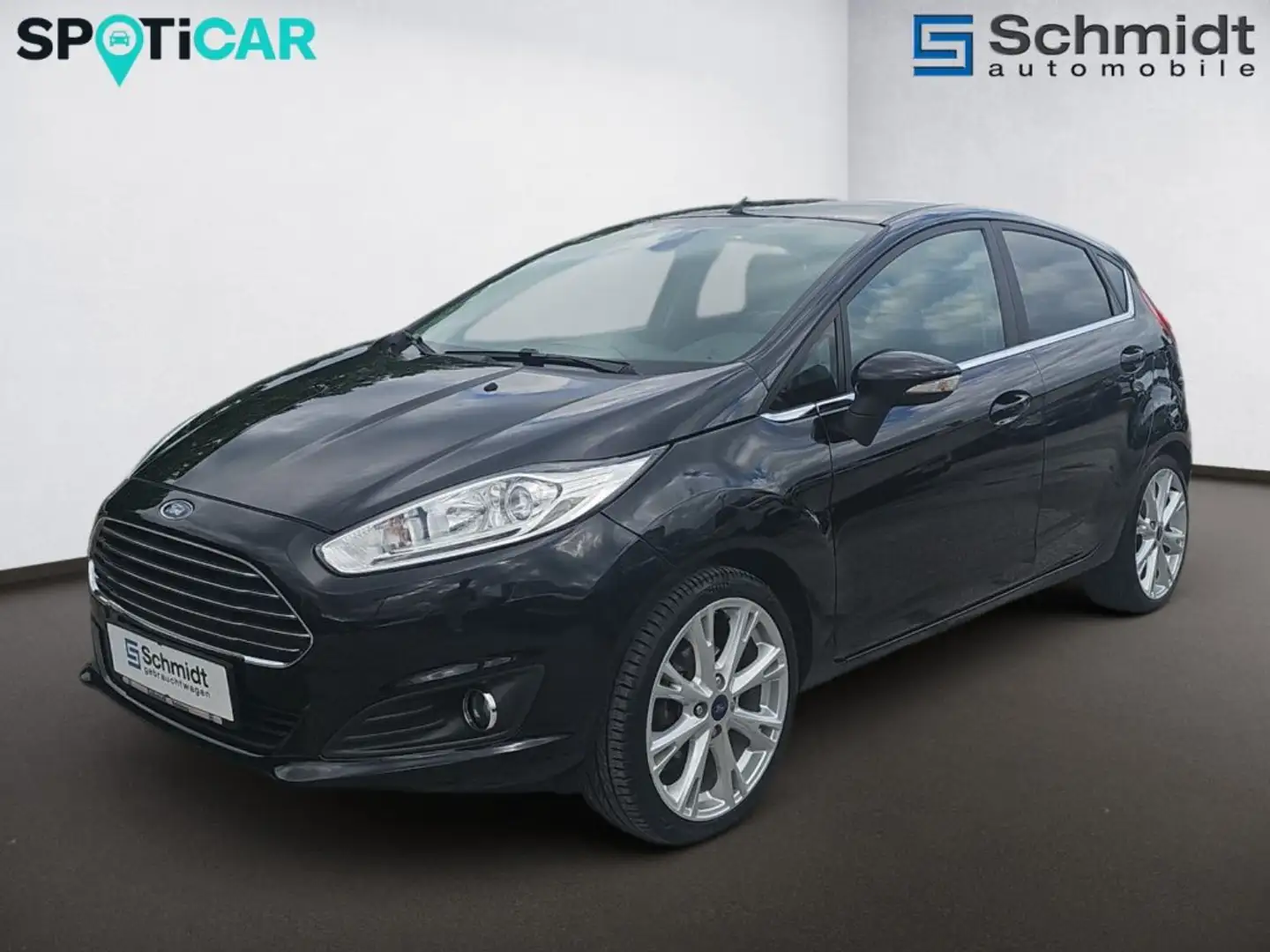 Ford Fiesta Titanium 5-türig 1,0 Ecoboost 100PS Schwarz - 2