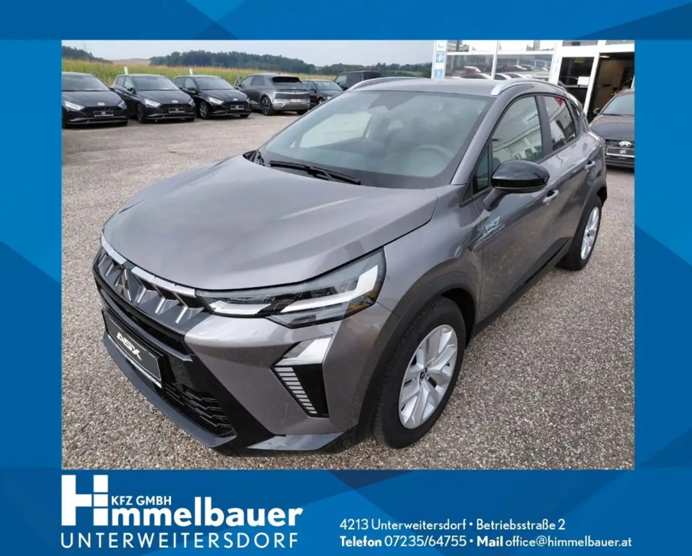 Mitsubishi ASX 1,8 HEV Invite S+C AT 26 Winterräder gratis! Grau - 1